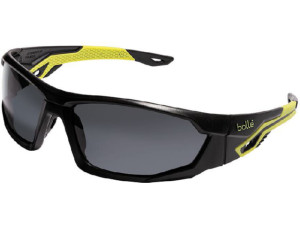 Schutzbrille MERCURO UV gelb & schwarz - Rauchglas MERPSF