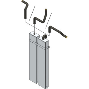 Viessmann Vitocell 100-E Heizwasser-Pufferspeicher Typ SVPA 40l schwarz ZK03801