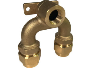 Aqa+ Endfitting DN15 (1/2') x Doppelwandscheibe Rp 1/2'