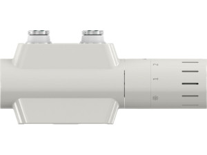 Buderus Logafix Ventilhahnblock Armaturen Set Multiblock Variodesign Universal Eck und Durchgangsform inkl. Thermostatkopf Chrom F12161