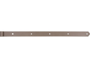 Ladenband DURAVIS 800 ? 16 mm, gerade, Abschluss abgerundet, Material: Stahl, blau verzinkt, Oberfläche: perlbeige RAL 1035