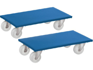 Möbelroller fetra® 2352 Tragkraft 500 kg Tragfläche 600x350mm, VPE = 2 Stück