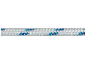 Gewa-faserseil, Yachttau geflochten d= 10mm, Länge 50m Farbe blau-weiß