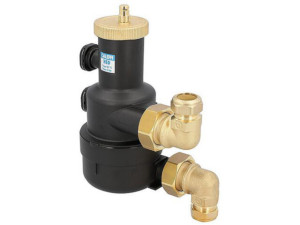 Hocheffizienz-entlüfter Caleffi HED, 22 mm Klemmverschraubung