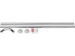 Winkelstange ESOM 25 mm weiß 900x90 mm kürzbar