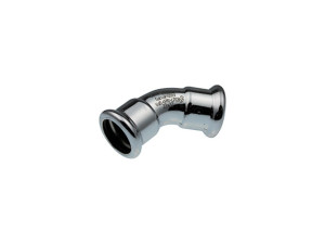 Logafix C-Stahl Bogen 45 i/i 54 Pressfitting M-Kontur