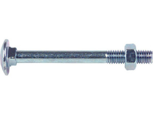 Flachrundschrauben mit Vierkantansatz Mu DIN 603 galv. verzinkt M 10 x 110 VPE 50 Stück