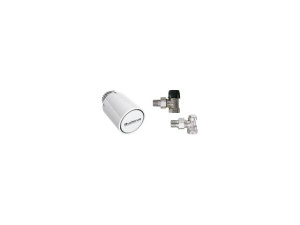 Buderus Logatrend-K/A Zubehörpaket Heizkörperthermostatkopf BH1 mit 1/2" Heizkörperarmaturen Eckform 7739612257