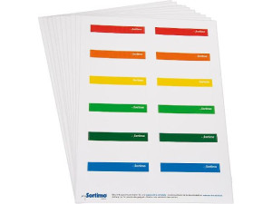 Beschriftungsetiketten für SR-BOXX, 1 Bogen, 12 Stück Sortimo
