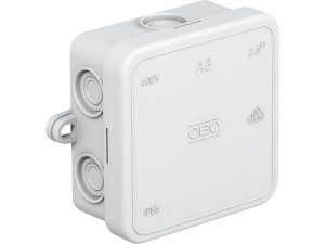 Obo Abzweigkasten A8 HxBxT : 65x65x32mm, lichtgrau