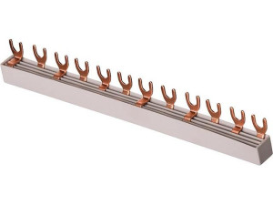 Gabel-phasenschiene Pollmann G4L-L1+N-L2+N-L3+N / 10mm² Länge 210mm (12TE)