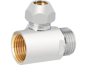 T-verlängerung Messing verchromt DN15 (1/2') x 10 mm