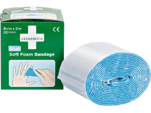 Pflaster-band Cederroth Soft Foam Bandage Blue 2m, 1009711