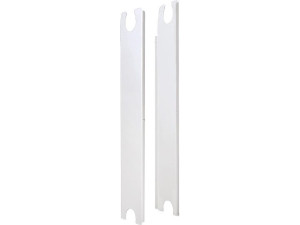 Seitenblenden-set für Simun Super B4 - 500/100, weiß, RAL9010