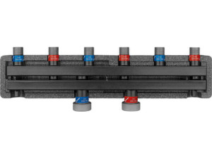 Kesselverteiler Evenes VT 2/3 AG DN20(3/4'), 2m³/h, 50kW, inkl. Halterung und Isolierung