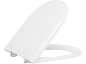 Wc-sitz Turvo, weiß, Softclose aus Duroplast, Edelstahlscharnier