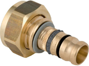 Mepla Verteilerabgang Eurokonus d16xDN20(3/4") Rotguss