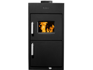 Buderus Logaflame HLG217 N Festbrennstoff-Heizeinsatz 10kW Gusseisen Frontplatte 790x396mm 8732952603