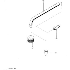 Viessmann Reinigungswerkzeug für Staubsaugeranschluss Vitola und Vitoladens 7240303