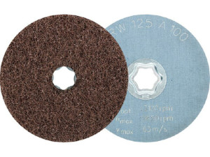 Vliesscheibe Pferd COMBICLICK, d 125 mm, Körnung A100