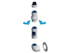 Condensblue Basis-Set 6 Aussenwand, weiß AC-Z DN80/125