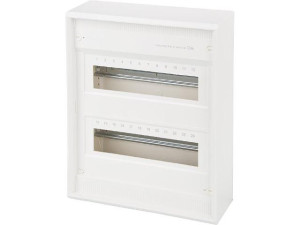Aufputzverteiler Hager, Volta IP30, 2x12PLE, ohne Tür VA24CN