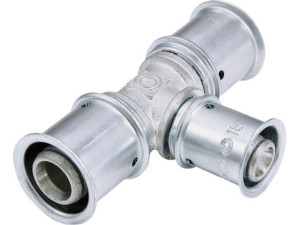 Multitubo Press-T-Stück, reduziert d32-d40-d32mm, unverzinnt
