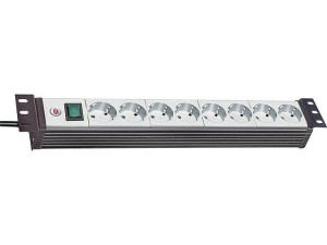 Brennenstuhl 1156057018 Mehrfachsteckdose Premium-Line mit Schalter, Kabellänge 3m