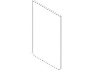 Vorderwand Bo unten schwarz (Glas) 8738209428