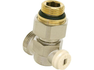 Caleffi Einzelkugelhahn Eckform 1/2''AG Rohranschluss 3/4''