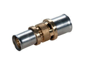 Giacomini RM103Y021 Pressfitting als Reduzierkupplung für Mehrschichtverbund- und Kunststoffrohre (32x3)x(20x2)