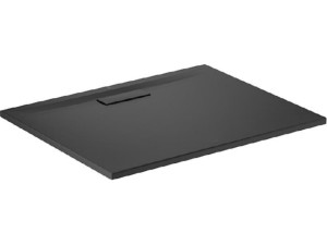 Duschwanne Ultra Flat Rechteck, schwarz, 1000x800x25mm, Schwarz