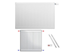 Buderus Heizkörper C-Profil Typ 33 HxL 500x1600 Logatrend Flachheizkörper, FMS, Stopfen
