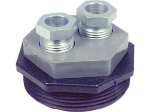 Stopfbuchs-verschraubung SBV R 2'' Universal 8, 10, 12mm Kunststoff doppel