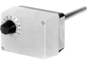 Jumo 60001932 Aufbau-Thermostat ATHs - 120, 230 V., Regelbereich 20-120°, Tauchrohr 15x150 mm CuZn
