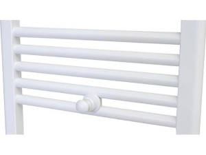 Kleiderhaken Knopf, Farbe weiß RAL 9016, VPE 2 Stück