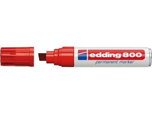 Edding Permanentmarker 800 rot Strichbreite 4 - 12mm Keilspitze