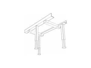 Buderus 4111780 Traglager höhenverstellbar dreifüßig