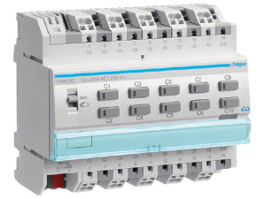 Hager Schaltaktor Jalousieaktor 10/5-fach 16A KNX REG TYA610C