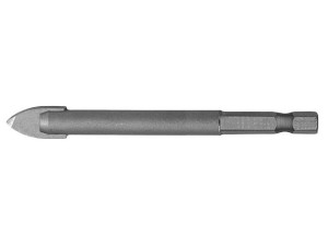 Glasbohrer HELLER QUICKBIT CERAMICMASTER mit Sechskantschaft d 4,0x75 mm