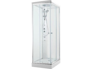 Komplettdusche Shower 900x900x2110mm,Thermostatmischer, Handbrause, Kopfbrause, Seitenbrause