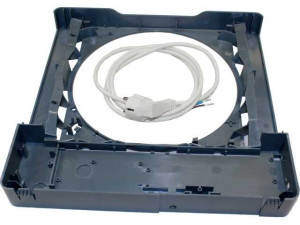 Wolf Grundplatte für Innnenwandblende inkl. Netzstecker, für CWL-D-70