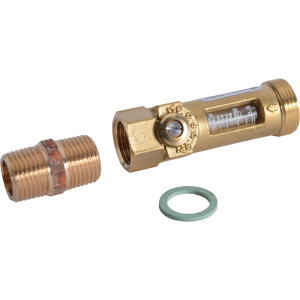 Viessmann Abgleichventil mit Doppelnippel, passend für Anschluss-Sets Zirkulationspumpe E1-13/10V BQ, VD 242-343, VD 222-333 7831848