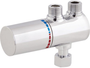 Eckventilthermostat Benkiser DN10 (3/8') mit Anschluss-Set