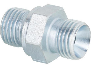 Spezialnippel 1/4" zylindrischx1/4"iK zu Ölschlauch Oertli, Mainflamme, Cuenod