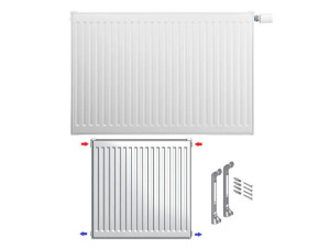 Buderus Heizkörper C-Profil Typ 11 HxL 600x600 Logatrend Flachheizkörper, FEX, Stopfen