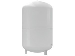 Membran-druckausdehnungsgefäß N400 400l, 6bar, R1, pulverbeschichtet mit Stellfüßen für Heizungsanlagen, silber