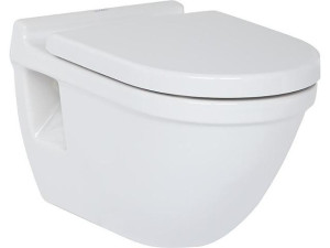 Wand-wc Duravit Starck 3 aus Keramik,mit off.Bef., weiß, 6,0l Spülung,BxHxT 360x320x540mm