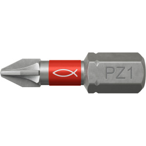 Fischer FPB PZ1 Pozidriv PZ PZ1 25mm Kunststoffbox Profi VPE 10 Stück