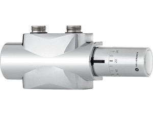 Heimeier Multilux 4-Eclipse-Set mit Halo, Zweirohrbetrieb 3/4', verchromt